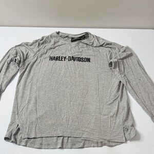 Harley-Davidson Light Gray Long Sleeve Tee
